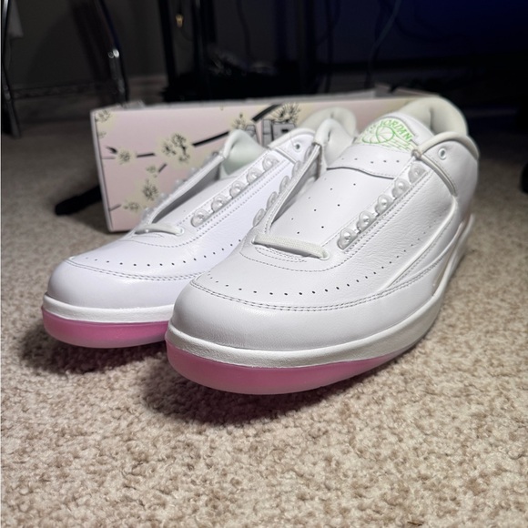 Air Jordan 2 Retro Low Cherry Blossom Men's Size 15 New With Box No Lid - Picture 3 of 10